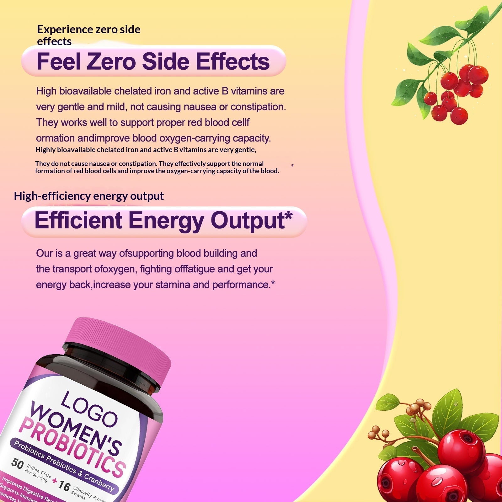 Probiotic Capsules Vegan Probiotics For Women